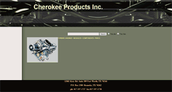 Desktop Screenshot of cherokeeproductsinc.com